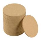 Cork Coasters Round Wooden Drinks Mats 4 Inch Dia 0.16 Inch Thick 24Pcs