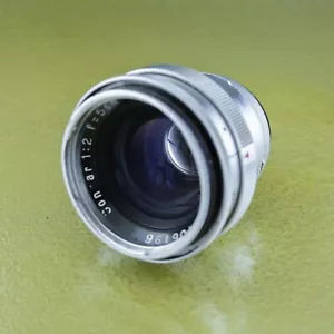 Contax RF bayonet Sonnar 2 / 5 cm chrom, red T Carl Zeiss Jena 50 IKON ZI ☆☆☆☆ - Picture 1 of 8