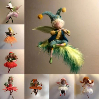 1Set DIY Fairy Needle Craft Felting Wool Felt Material Kit for Beginners Xmas US - Image 1 of 4
