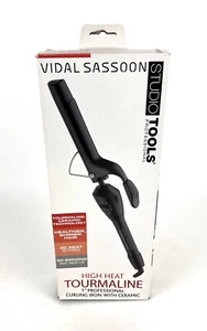 Vidal Sassoon Studio Tools 1” Inch Tourmaline & Ceramic Curling Iron VS802 NIB - Picture 1 of 8