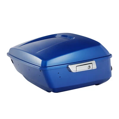 Baúl King apto para Harley Road Glide Ultra Limited 2014-2024 19 eléctrico azul Foto 1 de 4