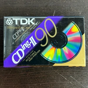 TDK CDing II 90 Nastro audiocassetta alta risoluzione IEC II tipo II nuovo - Foto 1 di 2