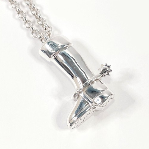 GUCCI Collana Ciondoli Stivali Argento925 Accessori Unisex Gioielli