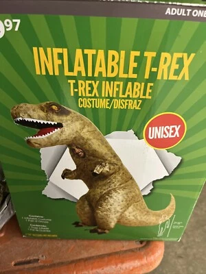 Trajes Morph ¡Disfraz inflable T-Rex! ¡Todas las piezas! Nuevo en caja original Foto 1 de 3