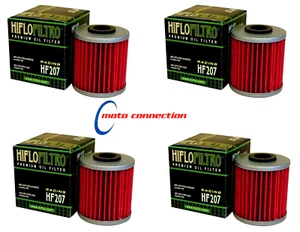 HI FLO FILTRO HF207 ENGINE OIL FILTERS (PACK OF 4) HF207 - KAWASAKI KX250F 2012 - Picture 1 of 1