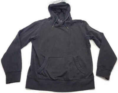 Sudadera con capucha para mujer Express negra polar bolsillos con capucha mediana Foto 1 de 4