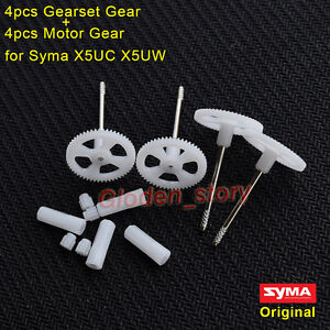 Original Syma X5UC X5UW RC Quadcopter Spare Parts Motor Gear + Gear Wheel Set