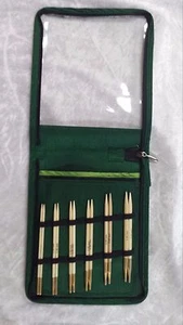 Knit Pro Bamboo Deluxe Interchangeable Needle Set 22542 10 Pairs with Cables - Picture 1 of 1