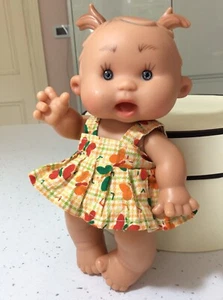 Nines D’Onil PEPOTE Soft Vinyl Baby Doll 8 ½” Made in Spain Anatomically correct - Picture 1 of 14