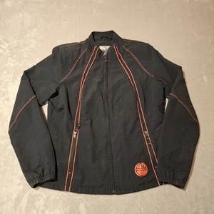 Ladies Wonens Harley Davidson Waterproof Jacket Coat Lightweight LARGE Black - Picture 1 of 10