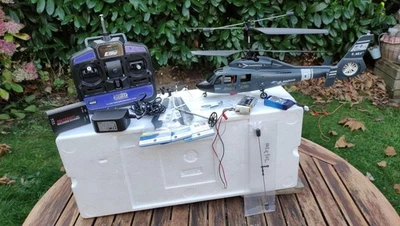 RTF E-Sky RC-Helicopter Marine Hubschrauber U.S Coast Guard, Fernsteuerung, Zub. - Bild 1 von 4