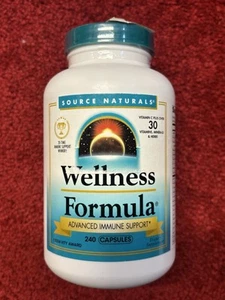Source Naturals Wellness Formula 240 Caps Exp 8/28 - Picture 1 of 2