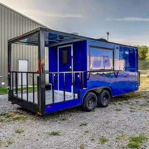 NEW 8.5x20 8.5 X 20 Enclosed Concession Food Vending BBQ Trailer - Picture 1 of 7