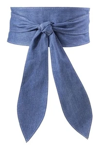 Leather Obi Belts for Women Vintage Plus Size Wide Waistband Wrap Belt Dress ... - Picture 1 of 4