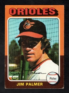 1975 Topps Baseball #335 Jim Palmer HOF Baltimore Orioles VG+ bb - Picture 1 of 2