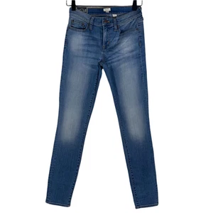 J.Crew Damen Slim Skinny Jeans Blau Stretch Medium Wash Taschen Low Rise 25 Neu - Bild 1 von 10