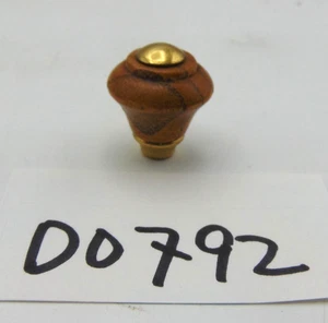 Poignées pop up vintage Price Pfister pièce détachée bois et laiton poli - Photo 1/4