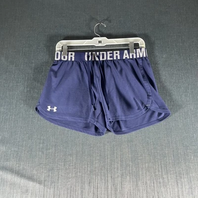 Under Armour HeatGear Loose Running Shorts Womens XS Athletic Drawstring Workout - Image 1 of 4