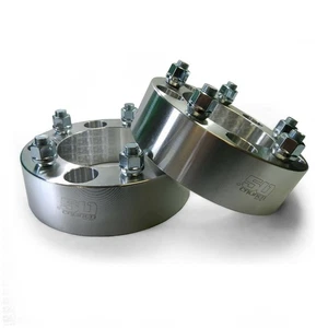 Pair 5x5 127 Wheel Spacers 2" Thick 1/2 lug Fit Jeep Wrangler JK GMC C15 Jimmy - Picture 1 of 9