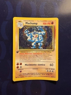 Machamp 8/102 1 Set Base 1ª Edizione ITA Holo - Immagine 1 di 3