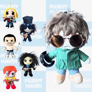 Rock Legends Plush 5" Slash Gallagher Cure Freddie Queen Keychain Bag Charm - Picture 1 of 22