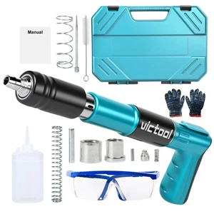 Pistola de clavos manual hágalo usted mismo herramienta inalámbrica para hormigón y carpintería bajo ruido 40 dB EE. UU. - Imagen 1 de 24