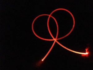 "Iluminación de fibra óptica ""NEON GLOW"" 3 mm + ¡un iluminador gratuito por un valor de $4.29! - Imagen 1 de 4