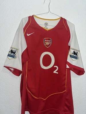 Camiseta Original de Futbol Arsenal Fc 2004/2005 Talla L, Premier League - Imagen 1 de 4