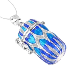 1PZ Ciondolo da Appendere Diffusore di Oli Essenziali Porta Charm per Collana Fai da Te - Foto 1 di 12