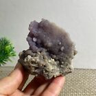 Natural Pueple Grape Agate Chalcedony Crystal Mineral Specimen 180g d107