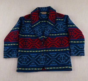 Vintage Pendleton lana coperta cappotto Aztec L giacca knockabouts vintage sud-ovest - Foto 1 di 17