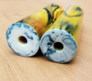 2pcs Vintage Old Soviet Bakelite Rod Rosary, Beads, Bracelet 25mm 119 grams USSR - Picture 1 of 12