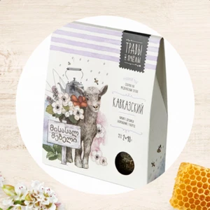 Травы и Пчелы "Кавказский" Herbs and bees Herbal Tea Caucasian Loose 80g - Picture 1 of 5