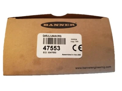 NEW  - banner Q45ULIU64ACRQ ultrasonic sensor - Image 1 of 4