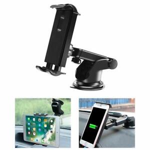 Car Dashboard Windshield Suction Cup Mount Holder For Phone/Tablet 4.7-11.2" 