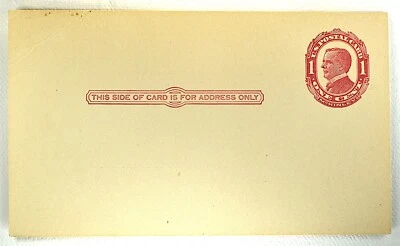 US POSTAL CARD SCOTT #UX24 MINT, 1911 - Image 1 of 2