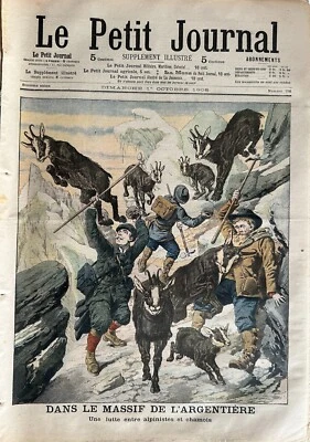PETIT JOURNAL 1905 N° 776 MASSIF DE L'ARGENTIERE ALPINISTES - CONGRES BRETON - Photo 1/2
