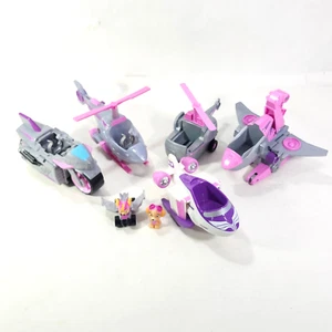 SKYE Paw Patrol Figurine Vehicle Lot of 7 Jungle Dino Rescue Moto Pups Deluxe - Picture 1 of 24