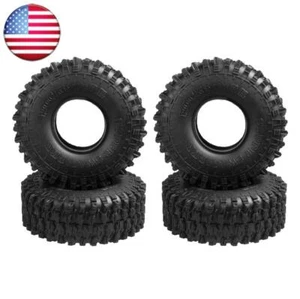 FLYXM 1.9" Rubber Tires Tyre OD 120mm For 1/10 RC Crawler D90 AXIAL SCX10 Wheel - Picture 1 of 7