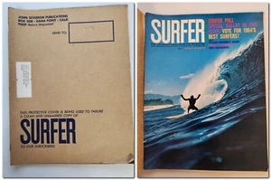 SURFER MAGAZINE MAY 1965 VOL 6 # 1 SURFING SURF w/Protective Cover Vintage - Picture 1 of 8