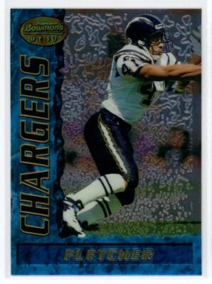1995 Bowman's Best Terrell Fletcher San Diego Chargers #51 - Image 1 of 2