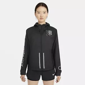 Nike Essential NYC Women's Full-Zip Running Jacket, DC4876, Black, Medium - Picture 1 of 9