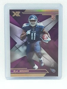 A.J. Brown 2019 Panini XR Football PURPLE RC (24/25) Tennessee Titans - Picture 1 of 2