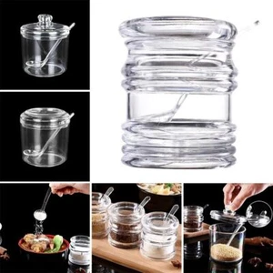 Condiment Container Pepper Sugar Box Spice Shaker Storage Jars Seasoning Boxes - Picture 1 of 15