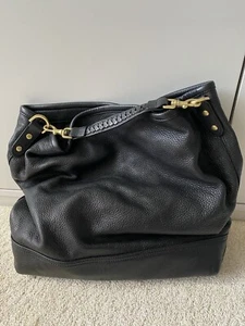 Mulberry Effie Hobo Black Spongy Pebbled Soft Calfskin Leather Handbag - Picture 1 of 4