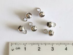Lot mit 6 Kalotten ("Kügelchen"), echt Silber 835 - Picture 1 of 1
