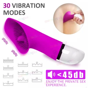Mini Powerful Bullet Shape 10 Speed Vibrating Neck Body Women Massage Personal - Picture 1 of 12