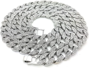 14MM Gold Plated Iced CZ Out Miami Cuban Link Bracelet Or Chain for Men Women - Picture 1 of 8