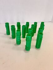 Goody Snap-over Hair Rollers 1989 Tight-Locking 14 Small Green Rollers Vintage