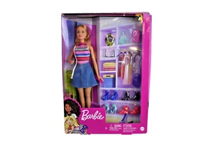 Barbie Fashionista Con 11 Accesorios Diferentes Incluye Zapatos Muñeca Bolsas y Más - Imagen 1 de 8